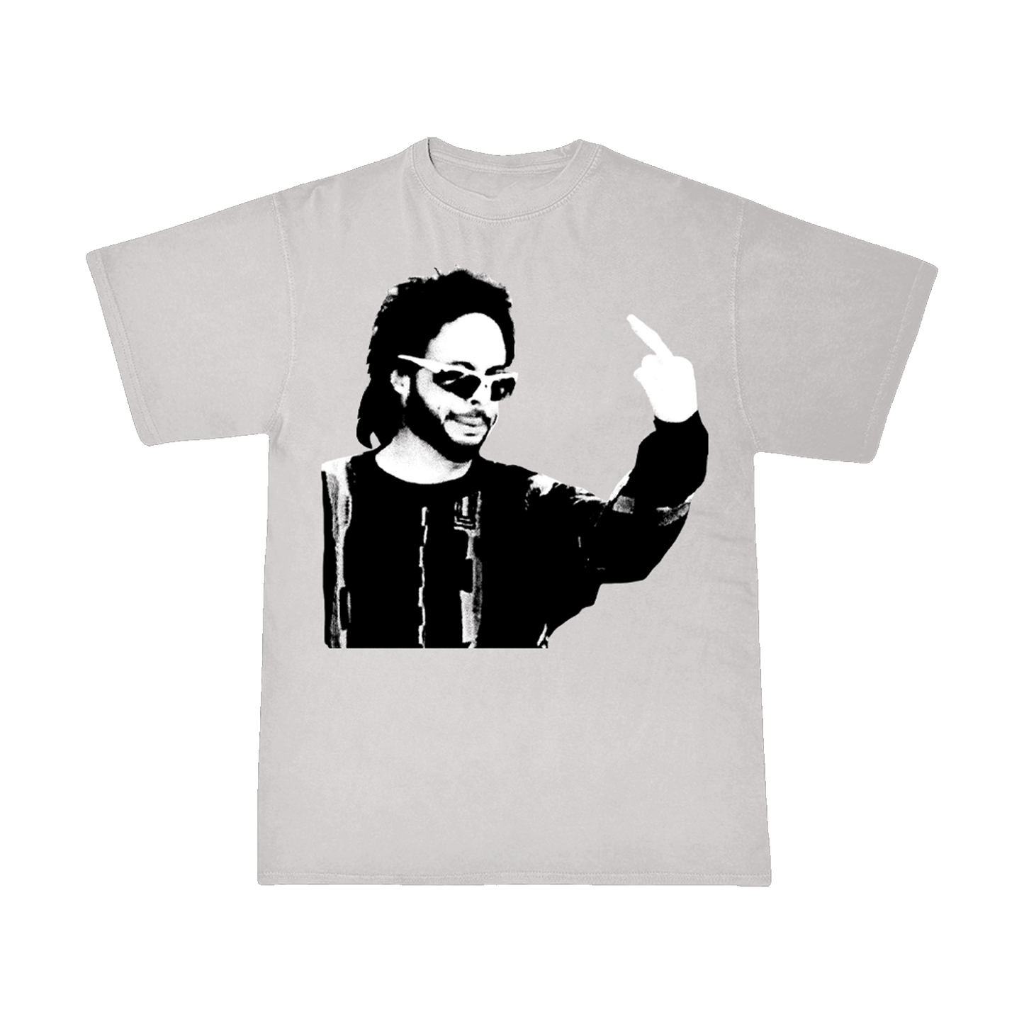 Flip The Bird Tee (Ice Grey)